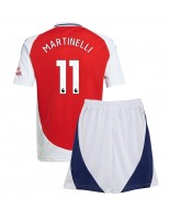 Arsenal Gabriel Martinelli #11 Domácí dres pro děti 2024-25 Krátký Rukáv (+ trenýrky)